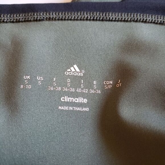Adidas Climalite Cropped Leggings Sz S - Picture 4 of 5